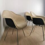 Charles Eames DAX armchairs set for Herman Miller