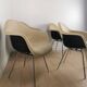 Ensemble de fauteuils DAX de Charles Eames pour Herman Miller