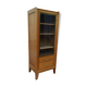 60s oak display case