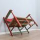 1930s Italian rustic wooden country chic bench