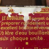 Duo of boxes Bouillon Kub metal 1950