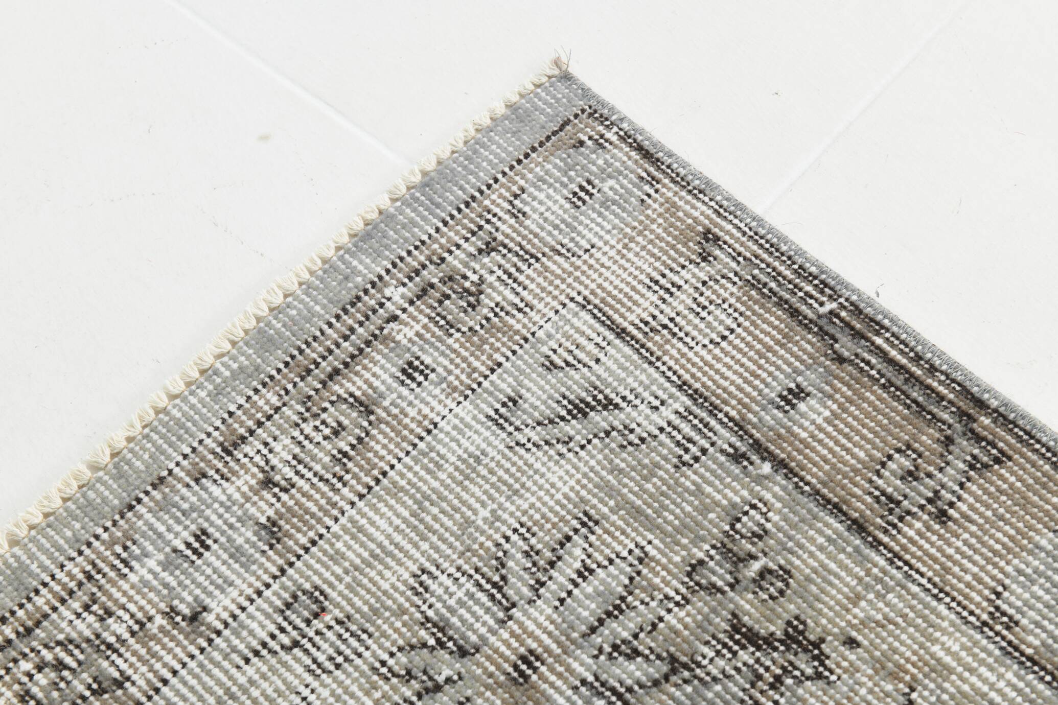 6x10 Black & Gray Oriental Style Turkish Rug, 201x301Cm