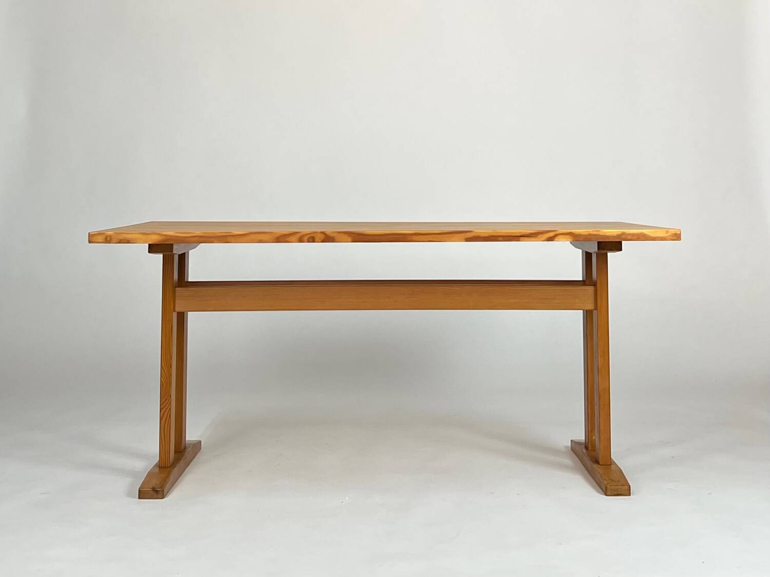 Vintage dining table pine AMA 70s shaker table
