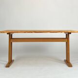 Vintage dining table pine AMA 70s shaker table