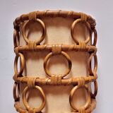 Vintage bamboo sconces