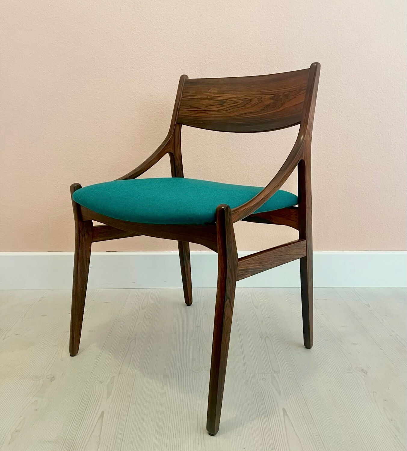 Dining chair in rosewood by Vestervig Eriksen Denmark 1960