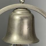 Dutch art deco nickel desk or table lamp, 1930s