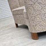 Canapé "Banane" danois 2 places des années 1970, velours d'origine.