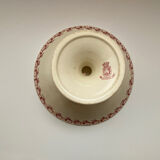Opaque porcelain compote from Gien thistles