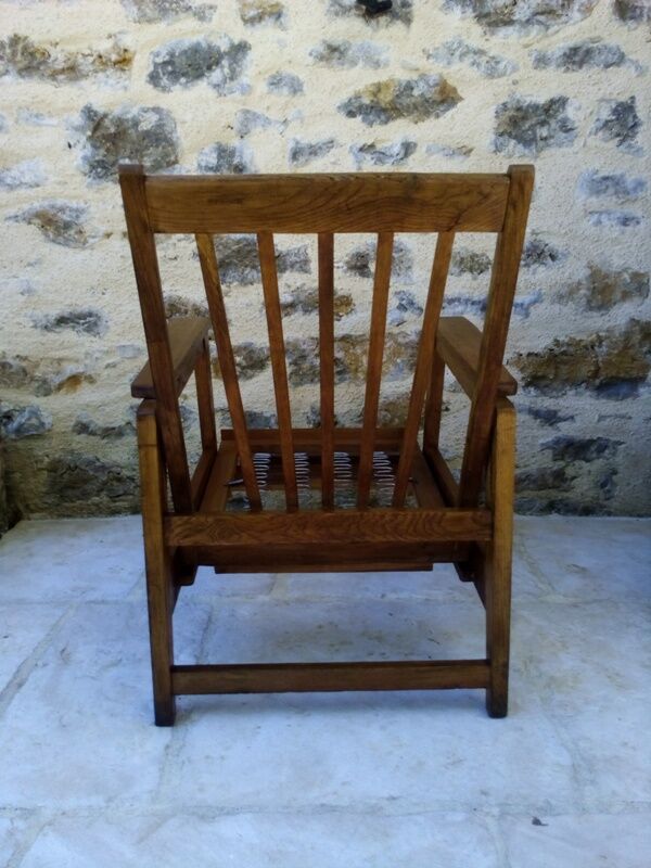 Armchair 50s style scandinavian 3 positions