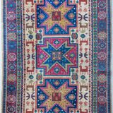 Hand Woven Vintage Eastern Rug - Animal Motifs
