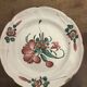 5 earthenware plates from Les Islettes, 18th century