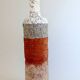 Sculptural vase with a mineral Boho spirit.