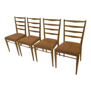 suite de 4 chaises vintage