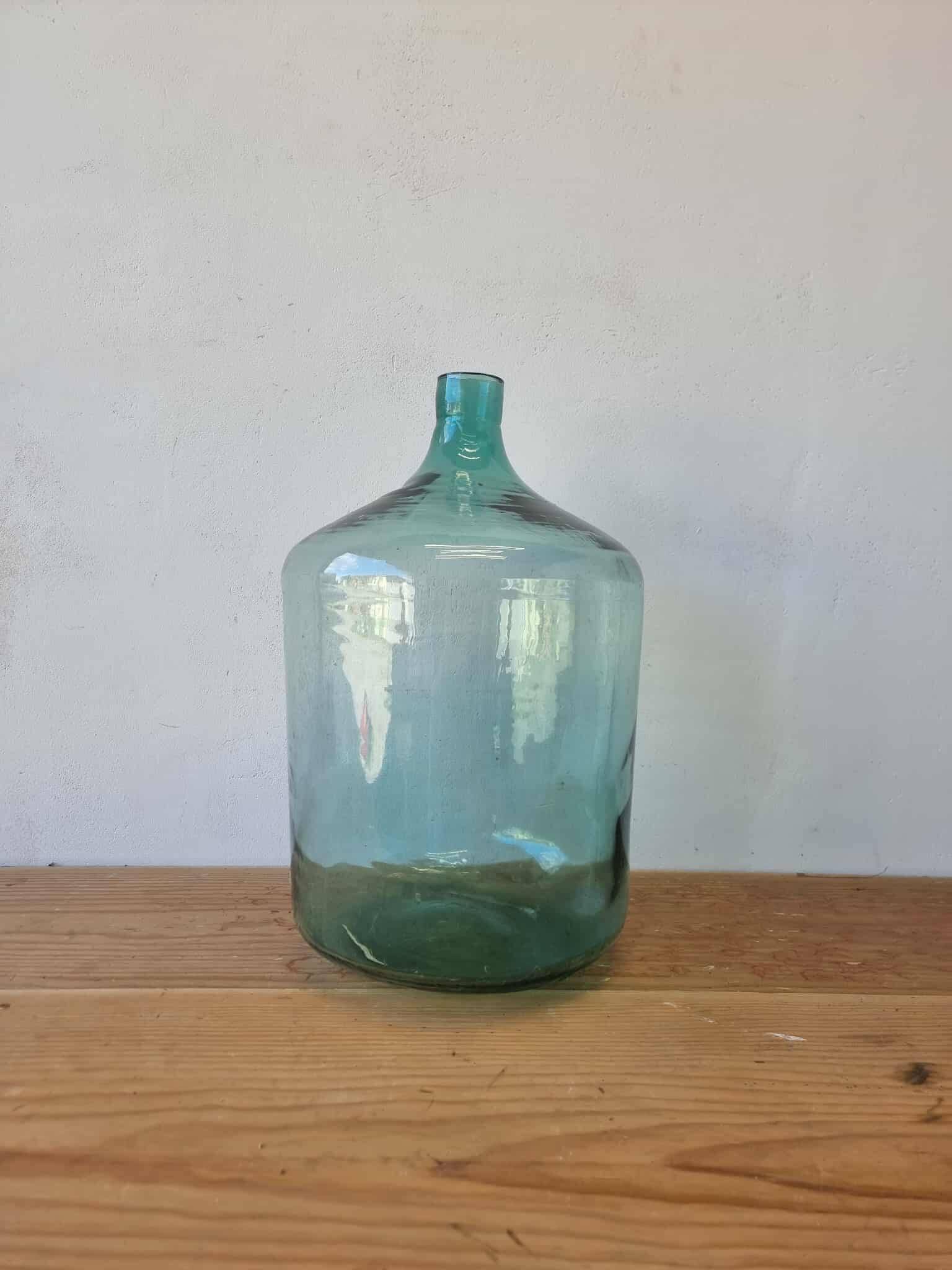 Vintage glass bottles and vases