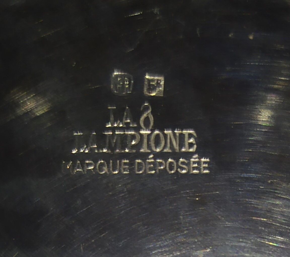 3 whole photophores in silver metal