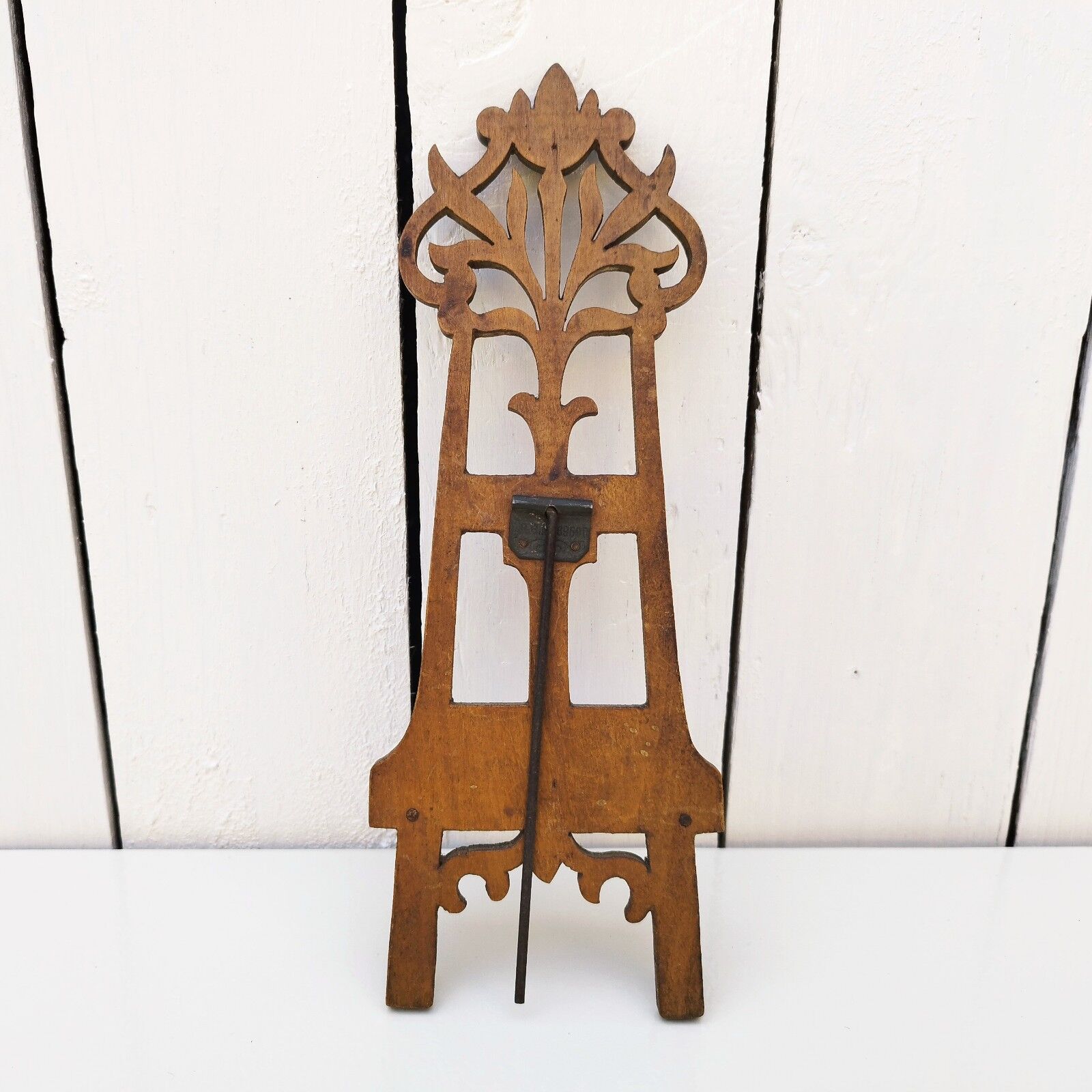 Porte photo vintage  bois sculpté chevalet