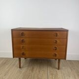 Scandinavian teak chest of drawers