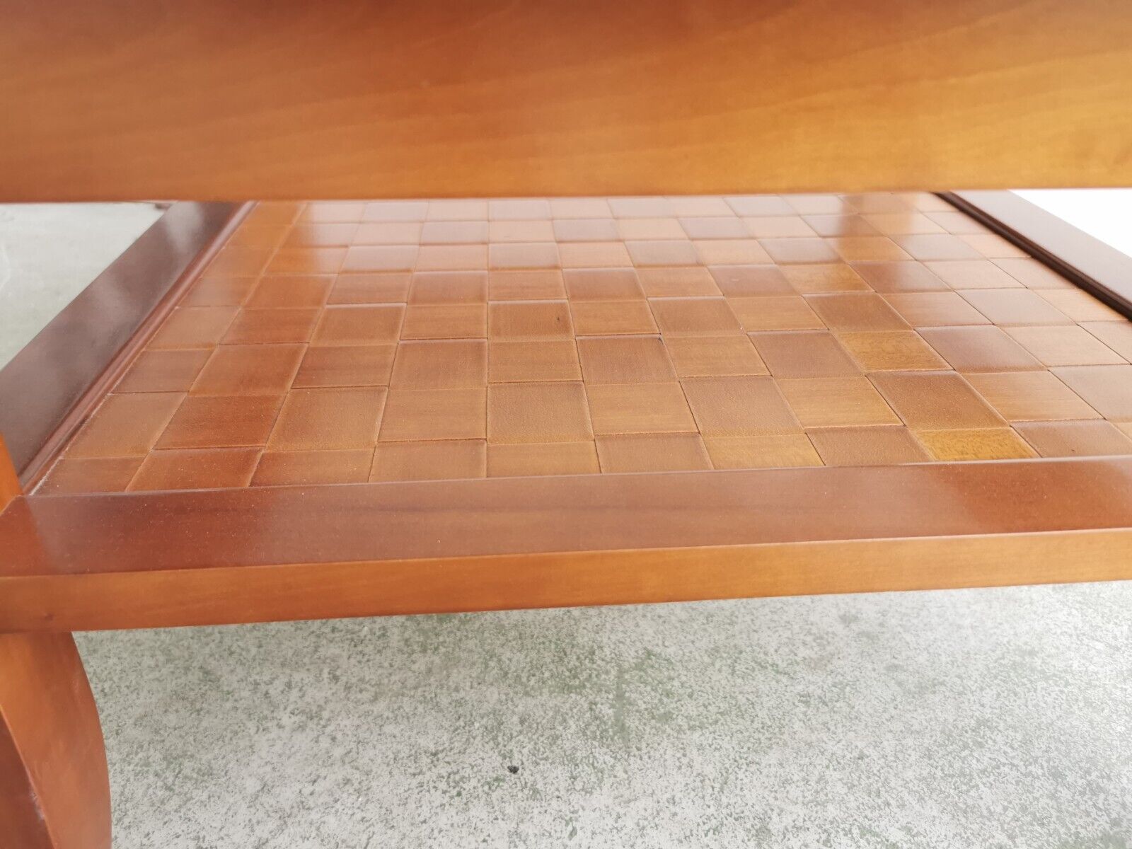 Coffee table in cherry sign ernest menard