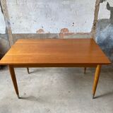 Scandinavian extendable table in teak 1950s