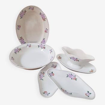 Set of 5 serving dishes Saint Amand Nouvelles Galeries