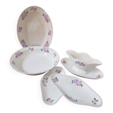 Set of 5 serving dishes Saint Amand Nouvelles Galeries