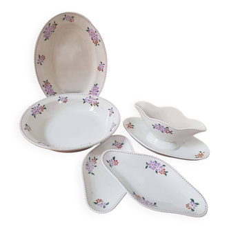 Set of 5 serving dishes Saint Amand Nouvelles Galeries