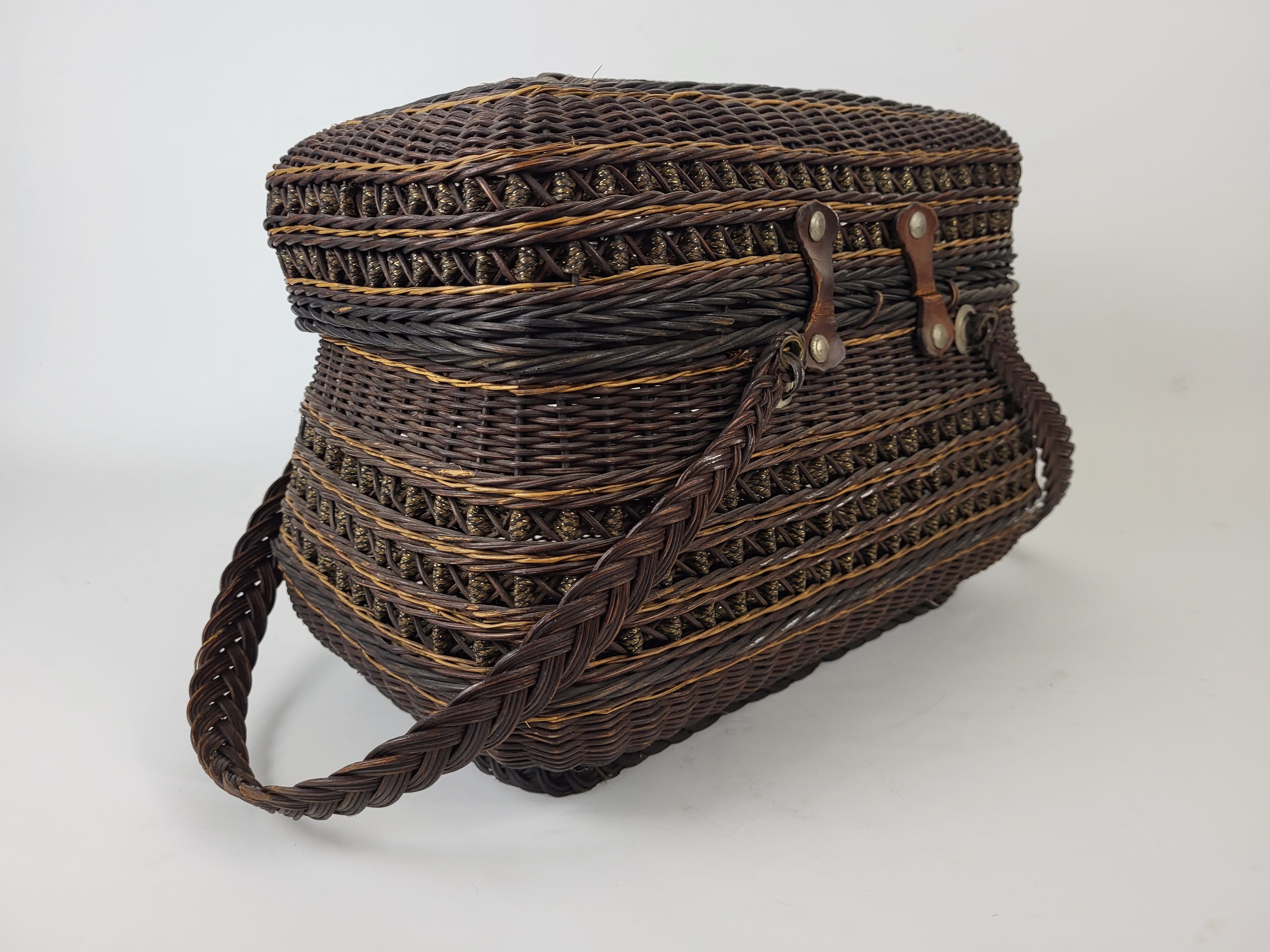 Old fishing basket