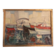 Oil on canvas signed Nathalie Pogarieloff