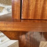 Bedside table or sofa end table in wood veneer, Scandinavian style, 1960s-1970s