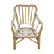 Rattan and bamboo chair adult 70s