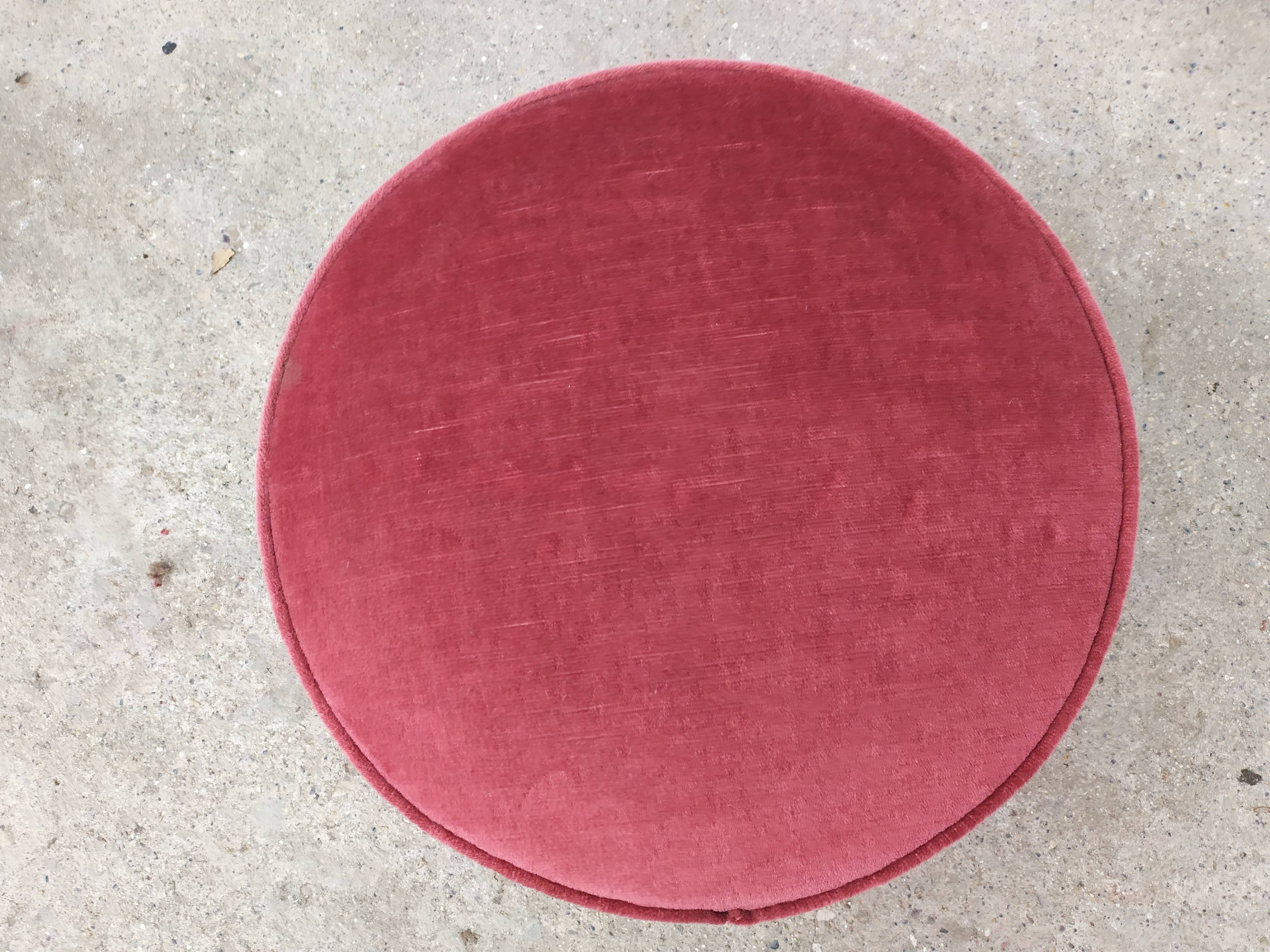 Art deco velvet beanbags