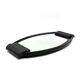 Art deco cubist bakelite mirrored tray, France 1930s