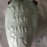 Pair of earthenware vases from Saint Amand