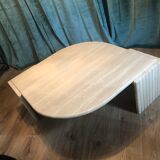 Table basse originale en travertin