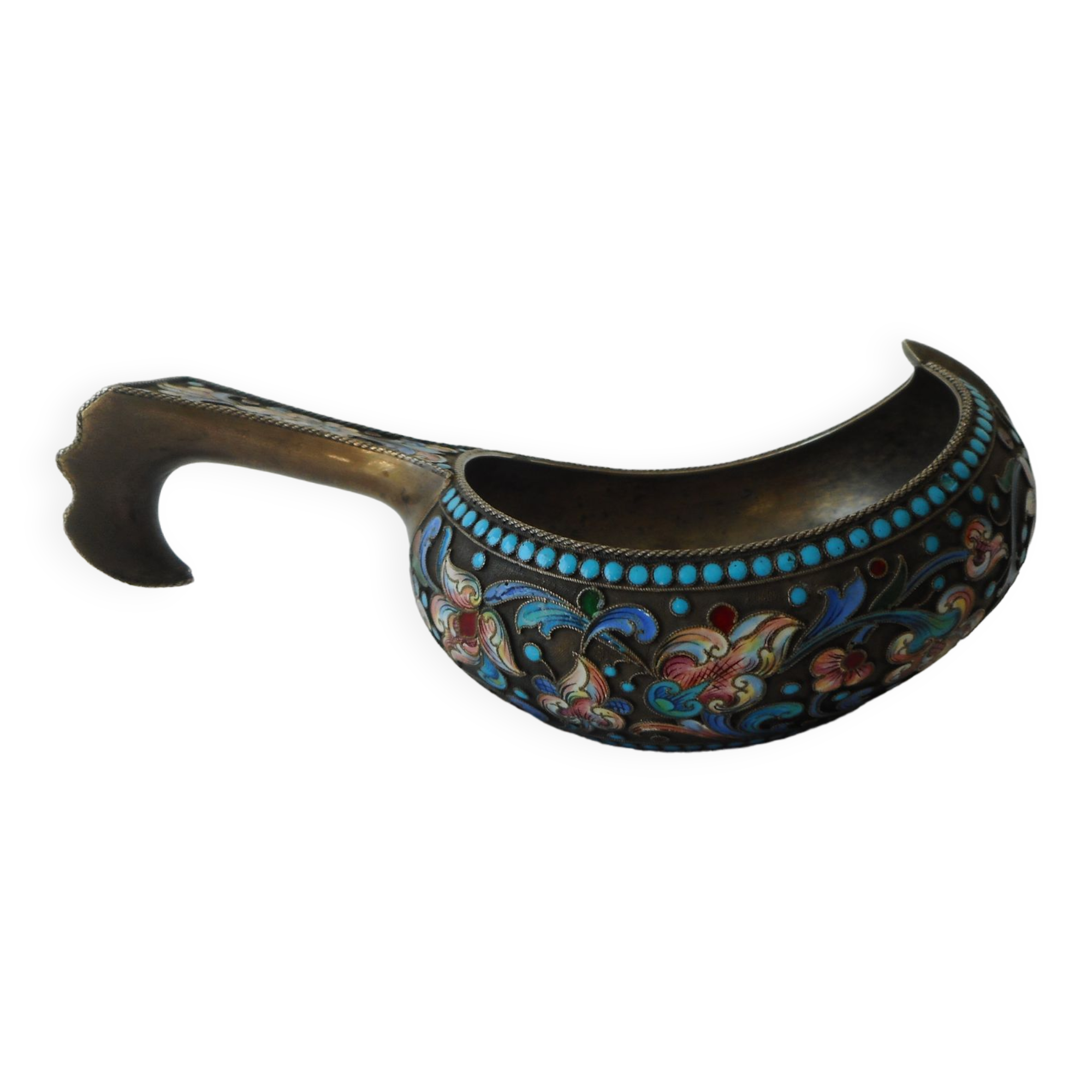 Russian enamelled kovsh