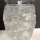 Paire de vases lalique modèle bagatelle