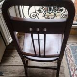 Chair by J Hoffman in curved wood from the 1900s