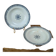 Set of 2 antique deep plates Saint-Amand – Primax