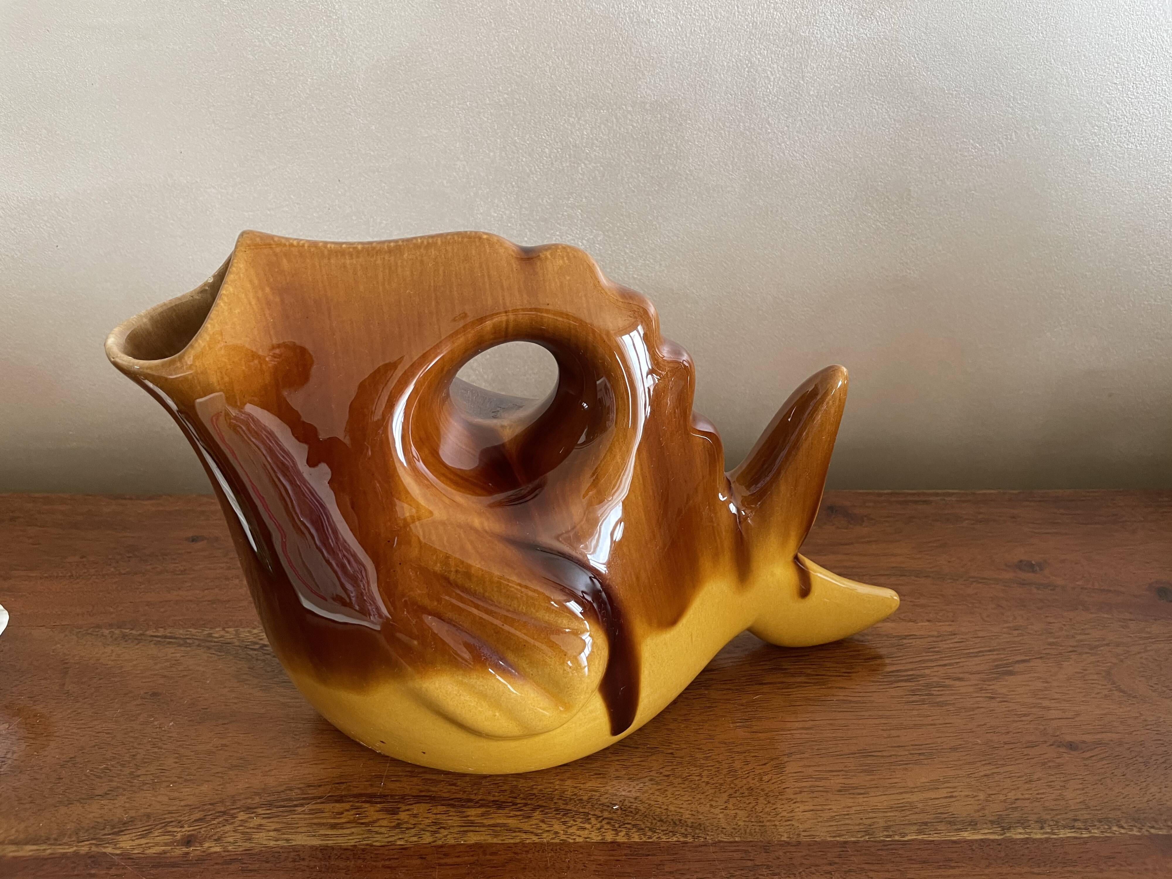 Vase Vallauris form zoomorphic fish