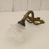 Sconce golden bronze tulip