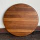 Scandinavian rotating plateau XXXL in teak Dismeg Denmark 1960