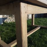 Solid oak farmhouse table