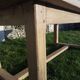 Solid oak farmhouse table