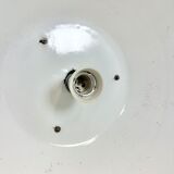 Dark grey enamel industrial factory lamp from elektrosvit, 1960s