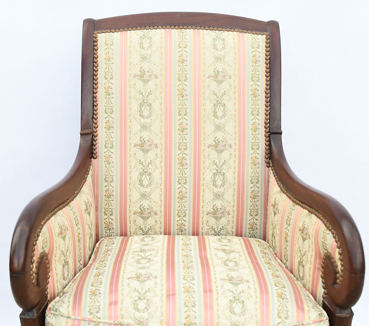 Fauteuil bergère de style Empire