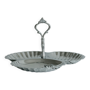 Plat de service vintage - inox