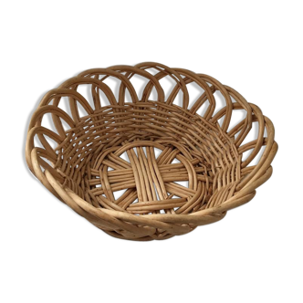 Basket woven wicker