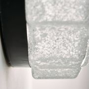 Wall light in metal and plastic