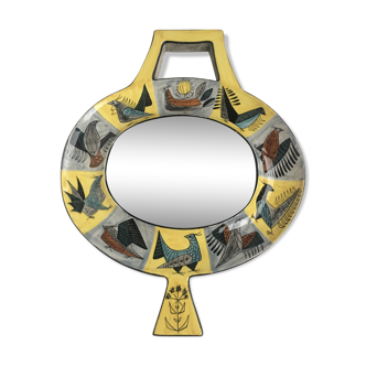 Jean de Lespinasse ceramic mirror